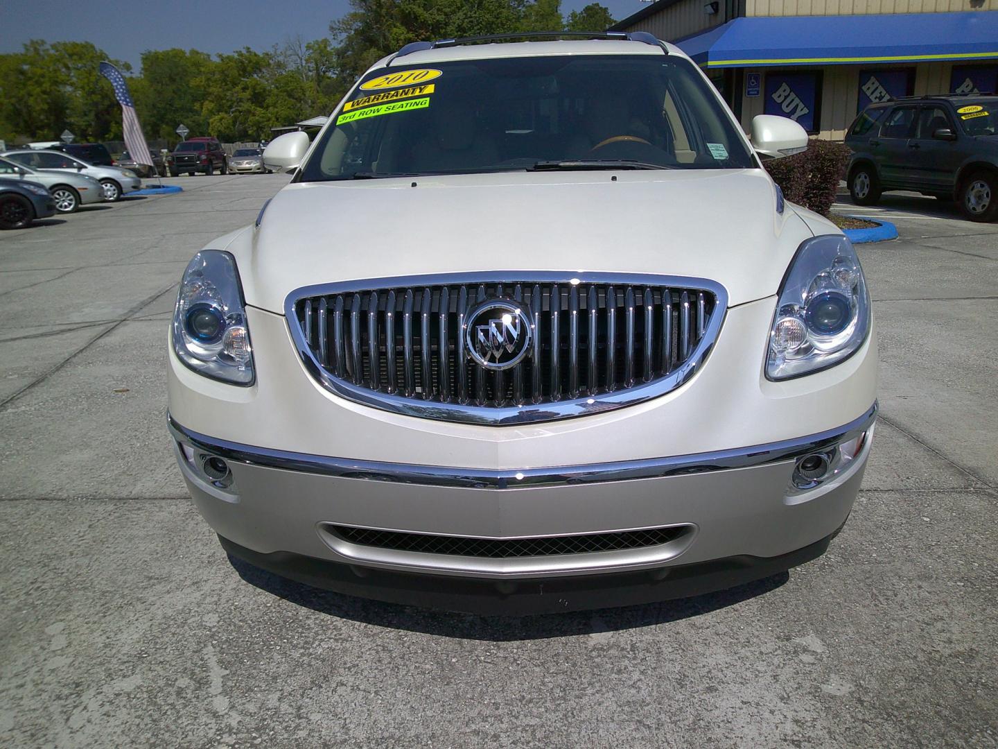 2010 WHITE BUICK ENCLAVE 2CXL (5GALVCED1AJ) , located at 390 Hansen Avenue, Orange Park, FL, 32065, (904) 276-7933, 30.130497, -81.787529 - Photo#0